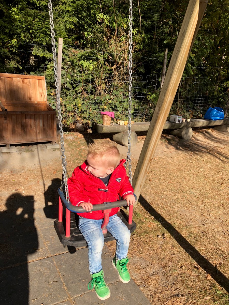 Schommelen in de zon